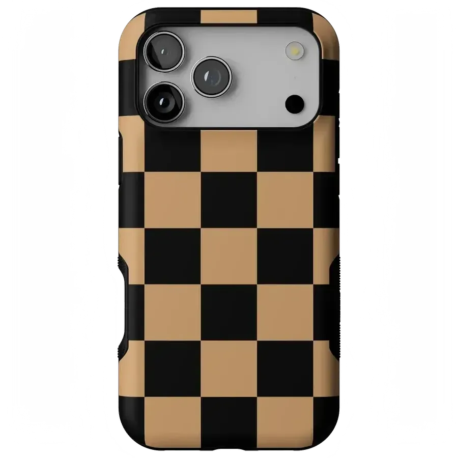Fit Check | Black & Brown Checkerboard Case - Bansusa