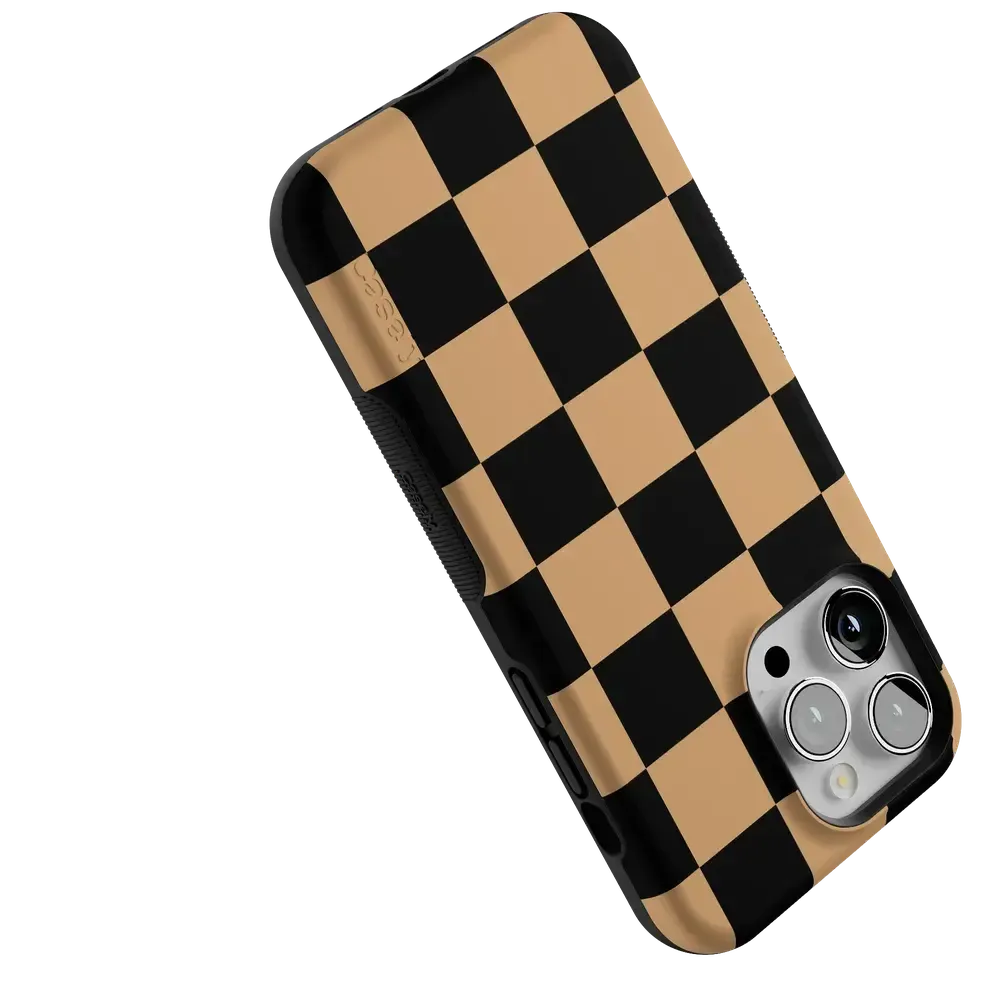Fit Check | Black & Brown Checkerboard Case - Bansusa