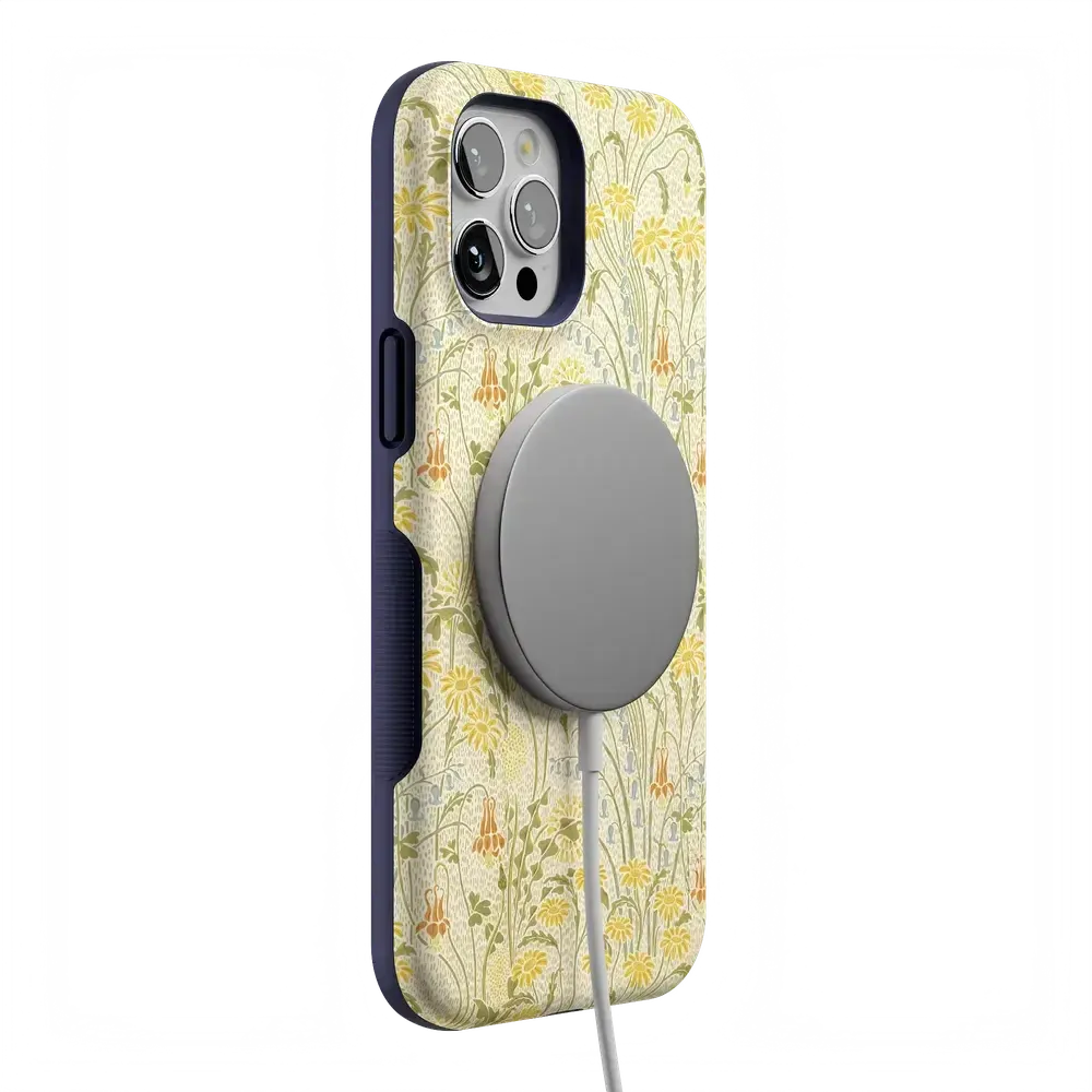 Boho Blooms | Golden Floral Case - Bansusa