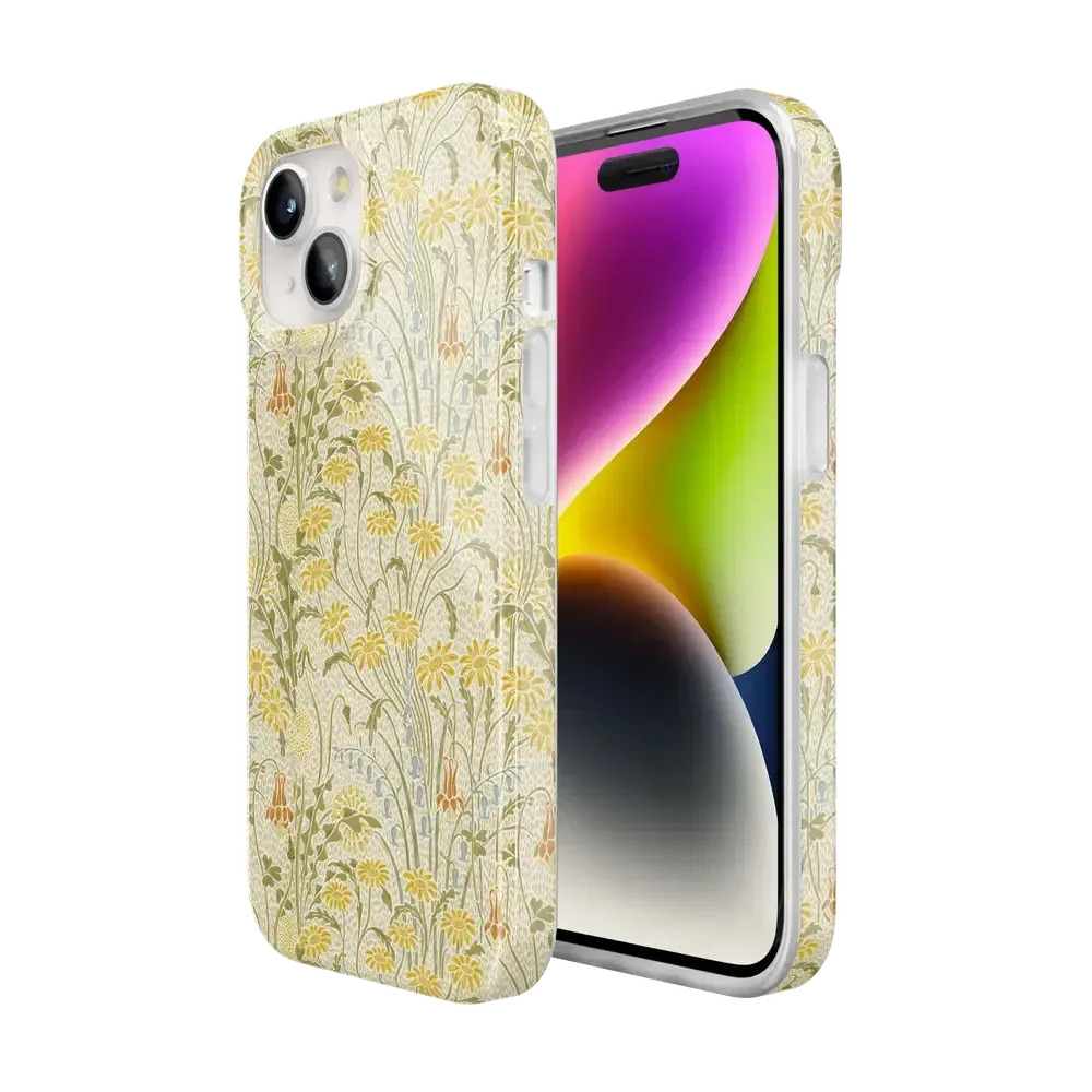 Boho Blooms | Golden Floral Case - Bansusa
