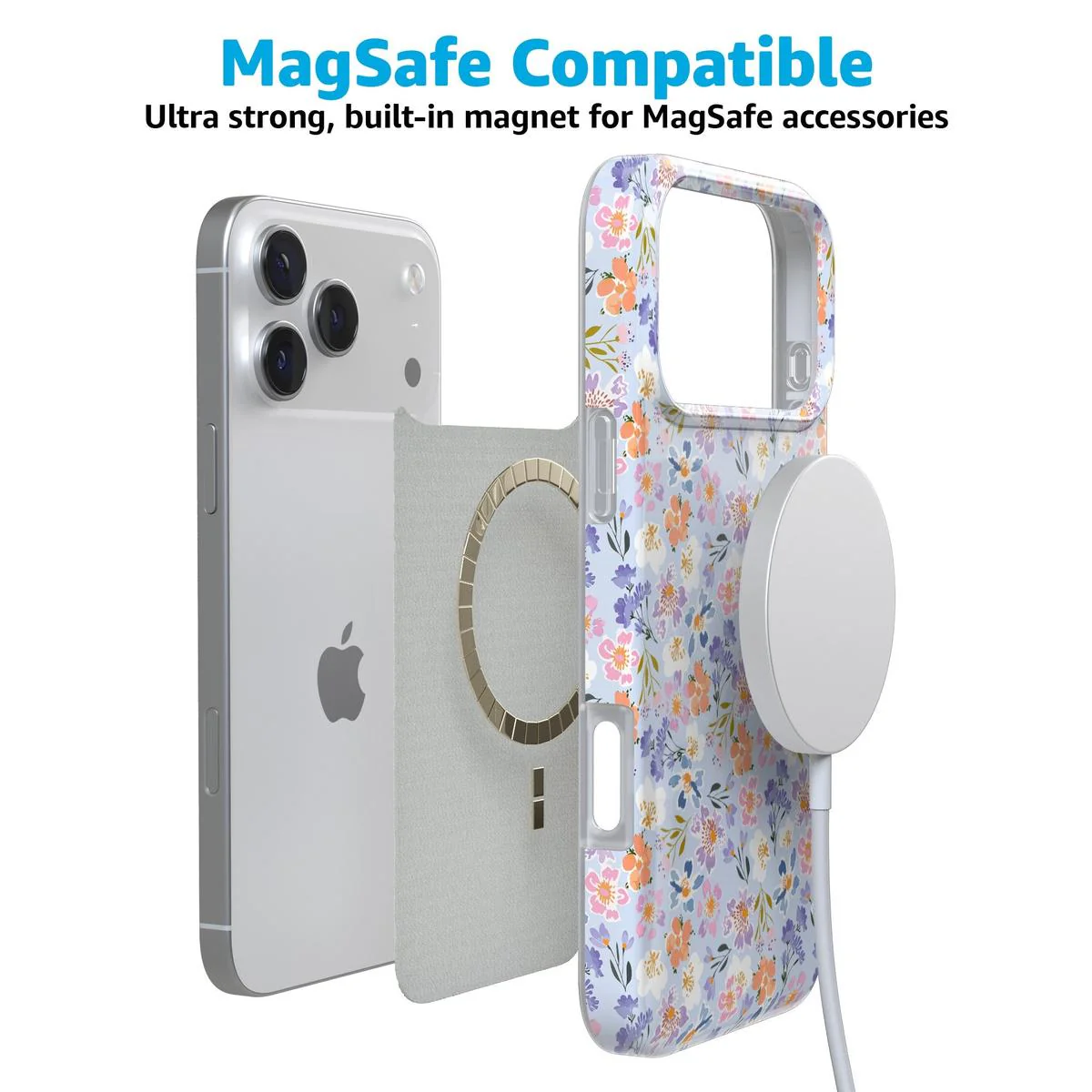 Poppy Meadows | Pastel Floral Case - Bansusa