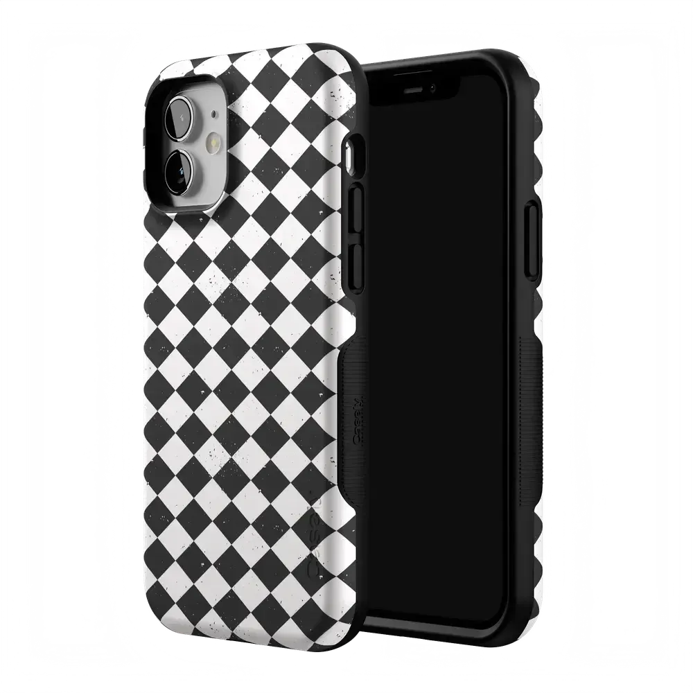 Salem's Hex | Black & White Checkered Case - Bansusa