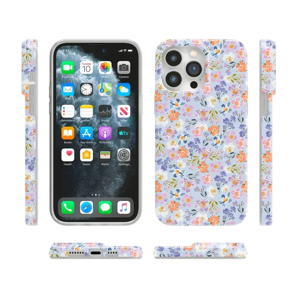 Poppy Meadows | Pastel Floral Case - Bansusa