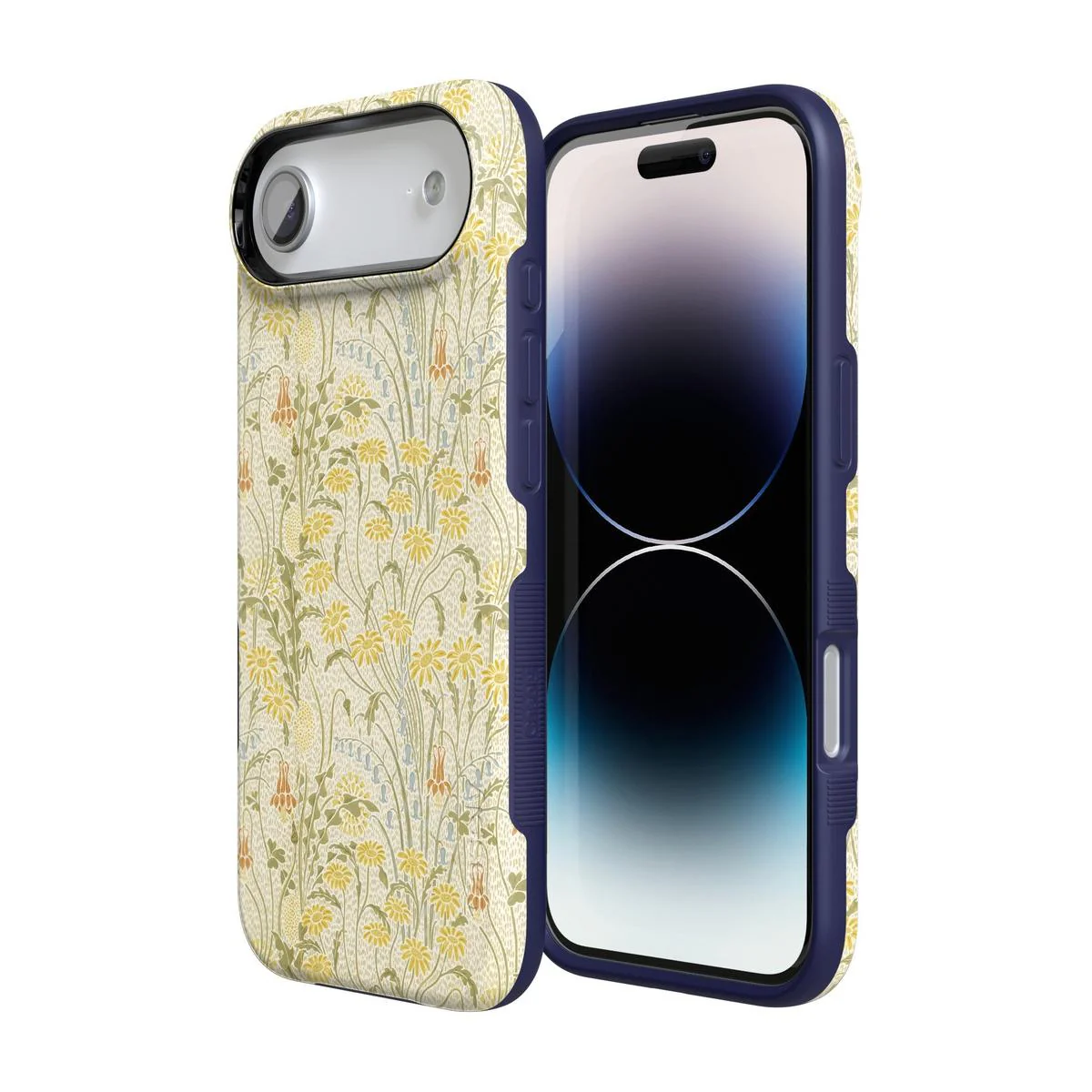 Boho Blooms | Golden Floral Case - Bansusa