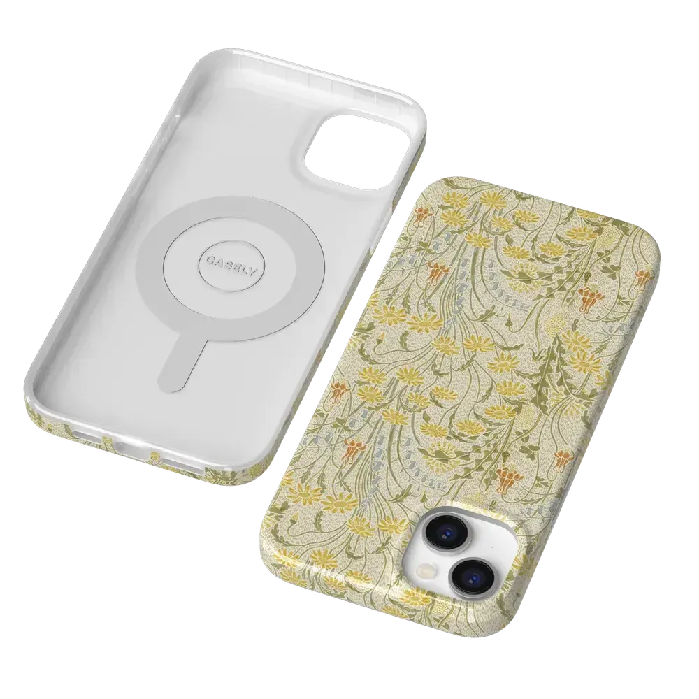Boho Blooms | Golden Floral Case - Bansusa