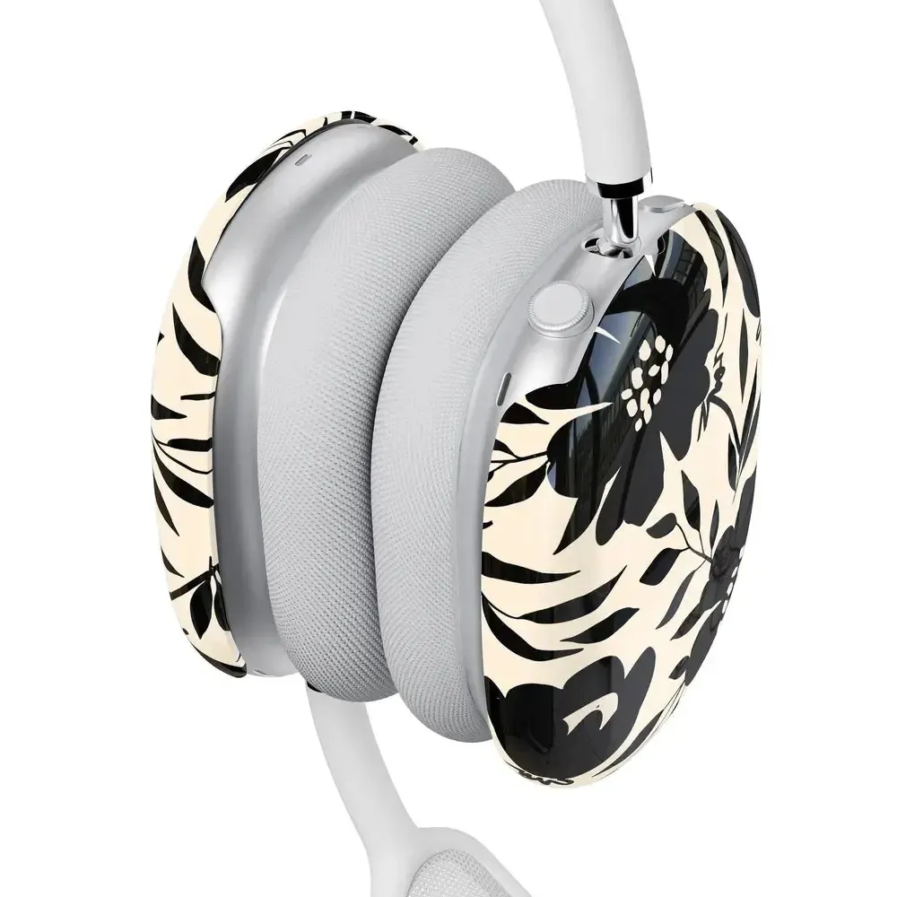 Dark Fantasy | Contrast Floral AirPods Max Case - Bansusa