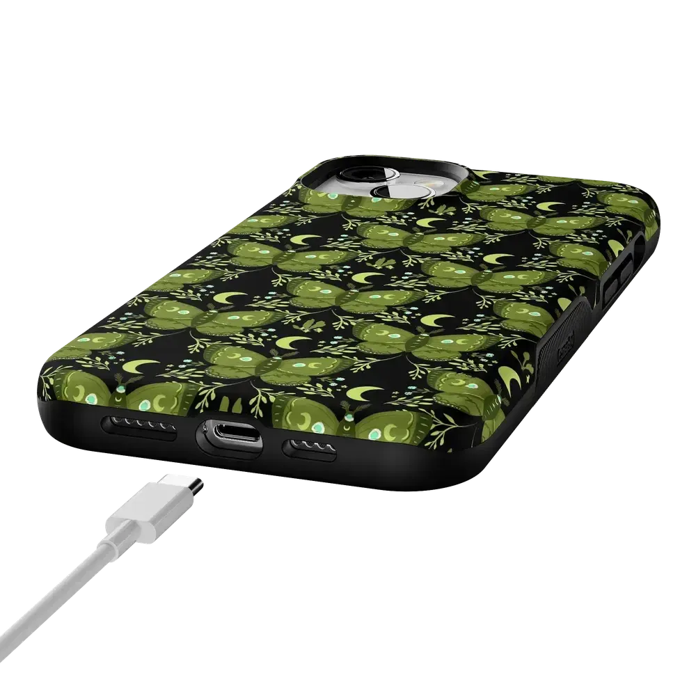 Mystic Moths | Green Twilight Case - Bansusa
