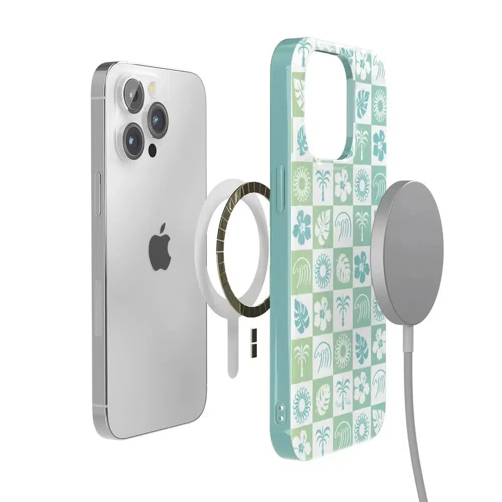 Coastal Checkers | Pura Vida Case - Bansusa