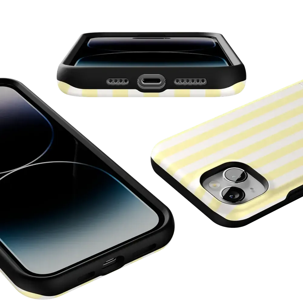 Butter Yellow Stripes | Sunday Best Case - Bansusa
