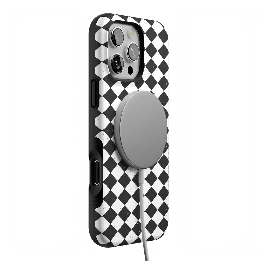 Salem's Hex | Black & White Checkered Case - Bansusa