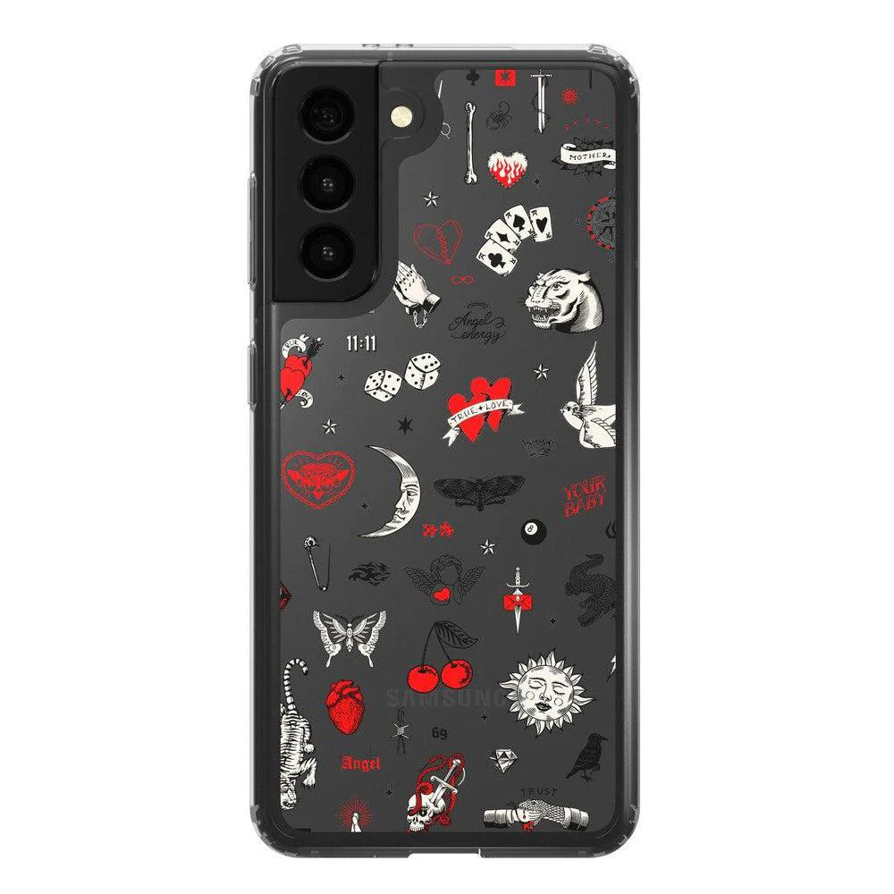 Not a Phase | Clear Flash Tattoo Case - Bansusa