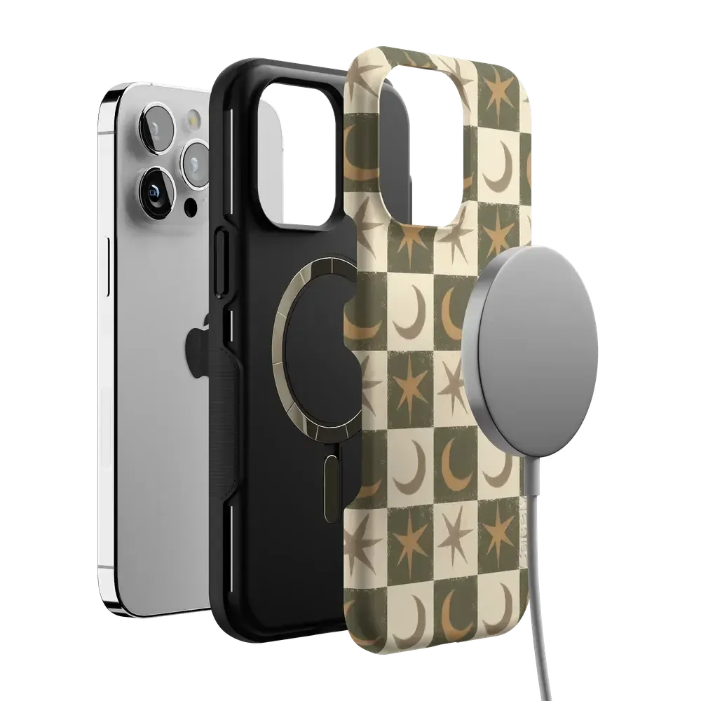 Mystic Moonstar | Green Celestial Case - Bansusa