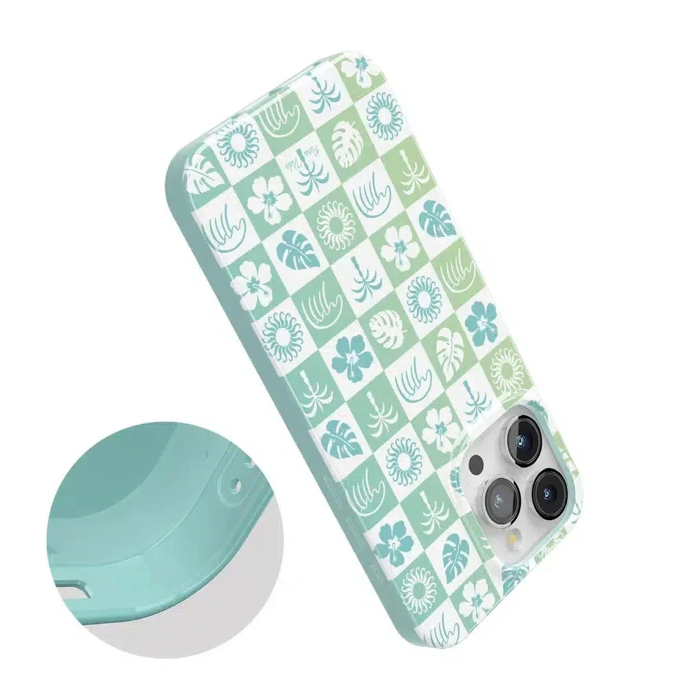 Coastal Checkers | Pura Vida Case - Bansusa