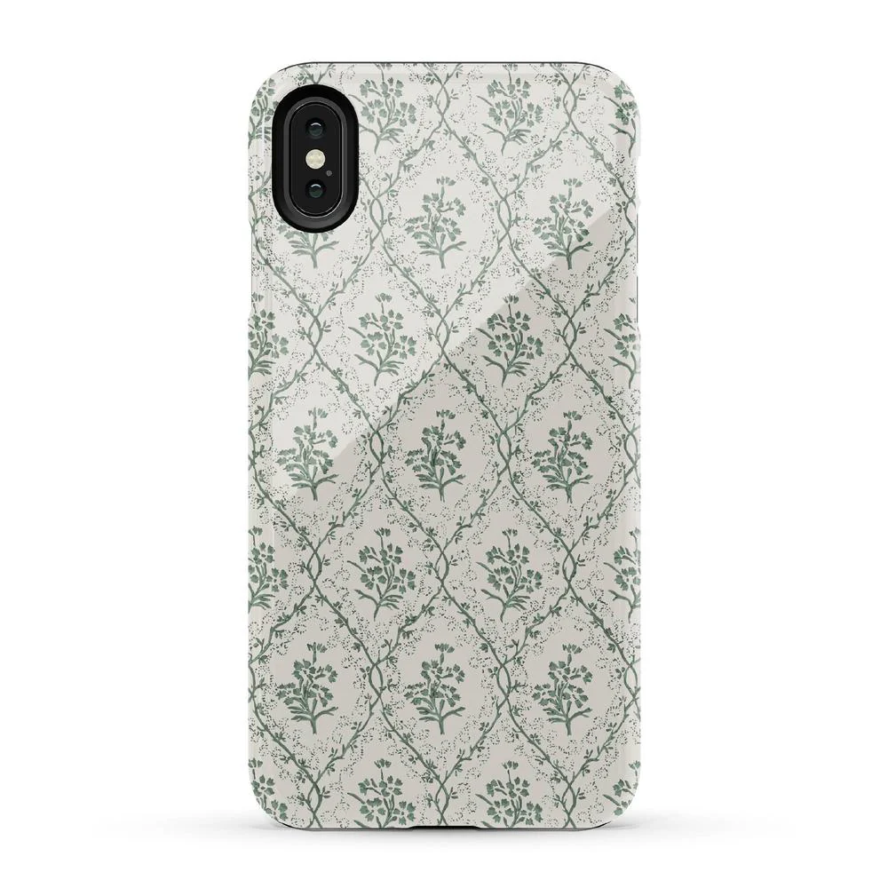 Sage Tapestry | Floral Vines Case - Bansusa