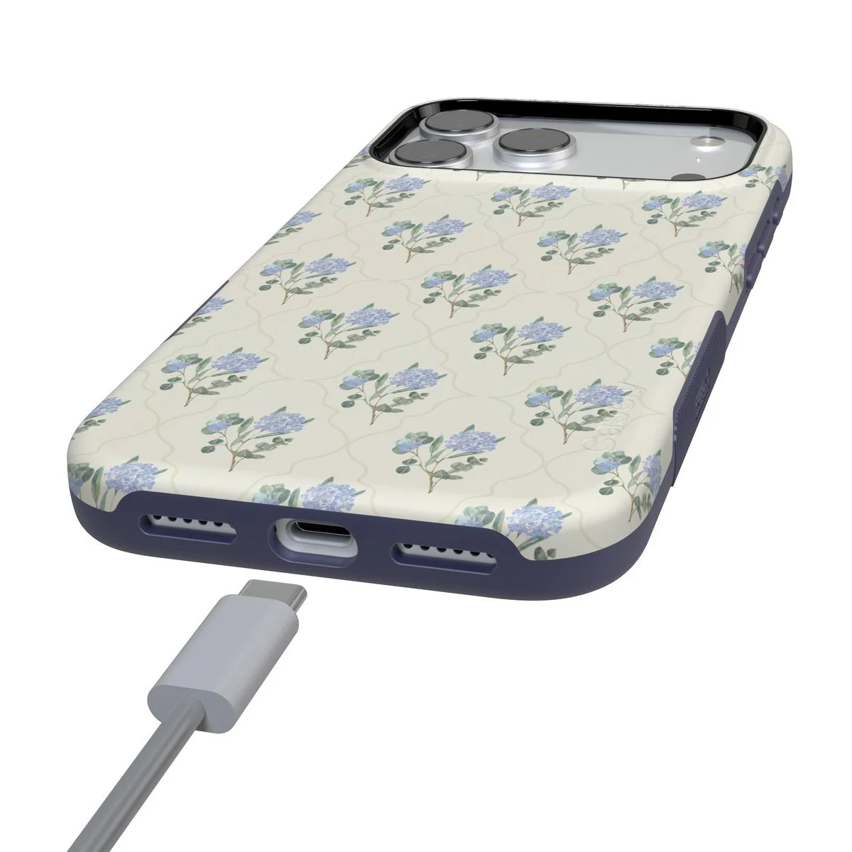 Vintage Garden | Blue Hydrangea Case - Bansusa
