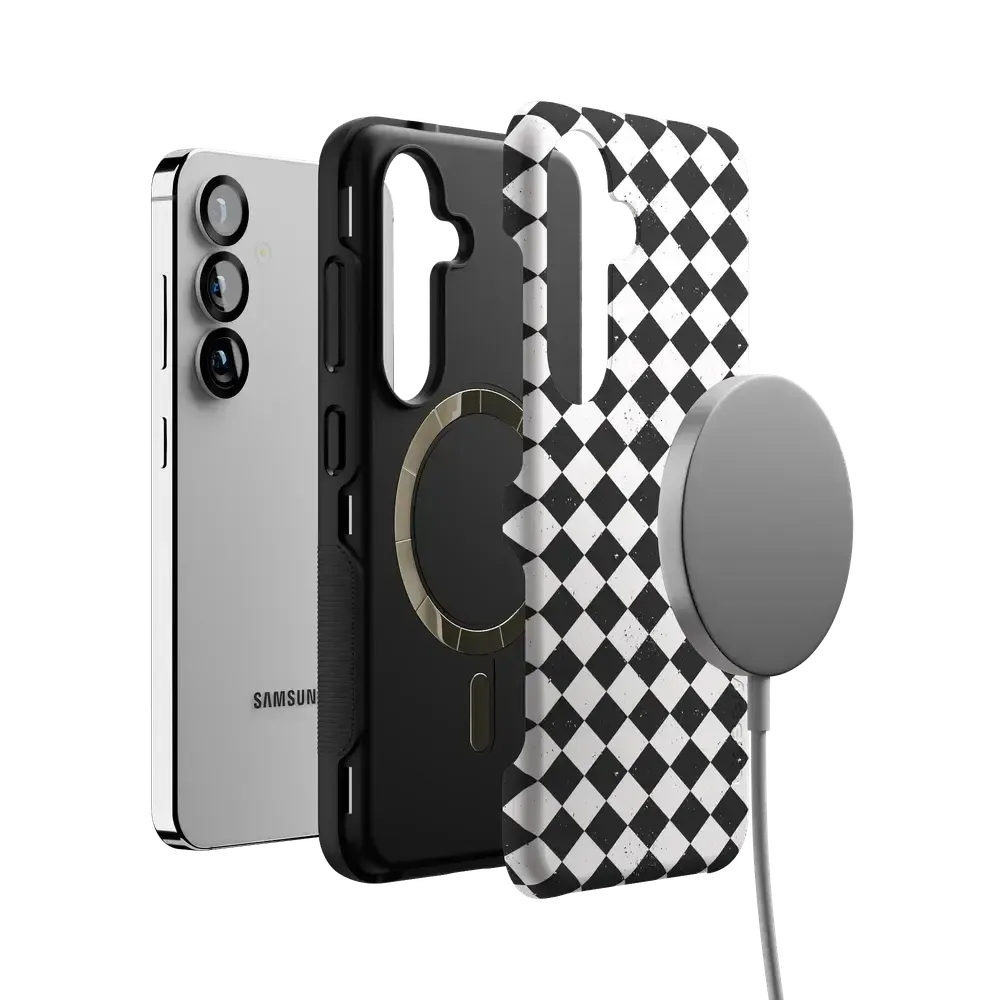 Salem's Hex | Black & White Checkered Case - Bansusa