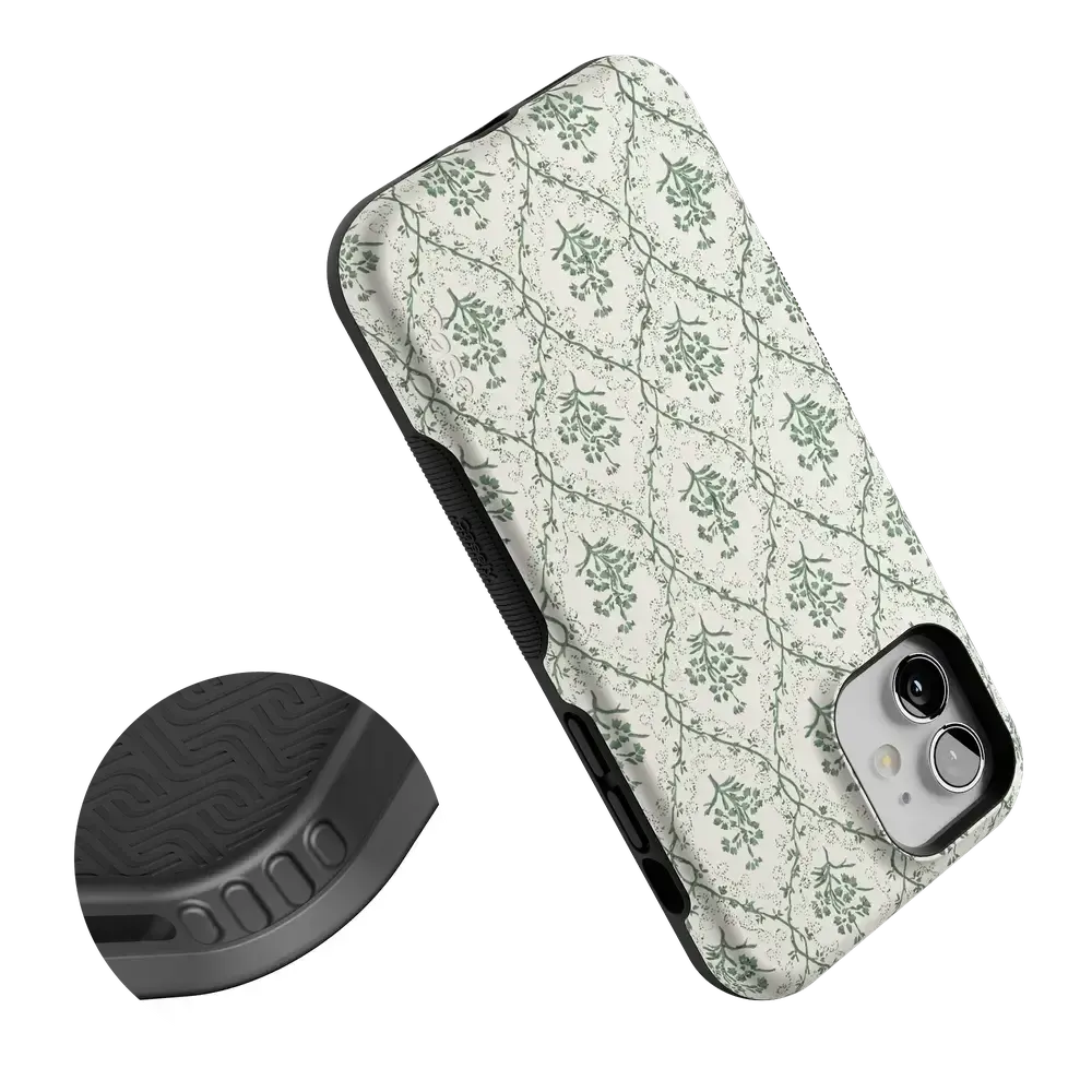 Sage Tapestry | Floral Vines Case - Bansusa