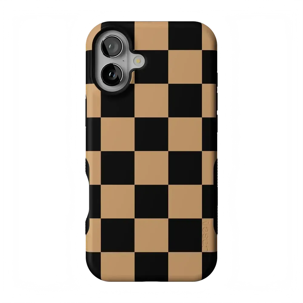 Fit Check | Black & Brown Checkerboard Case - Bansusa