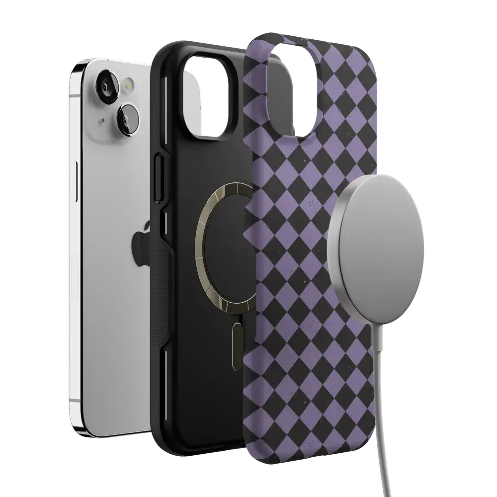 Midnight Hex | Purple Checkered Case - Bansusa