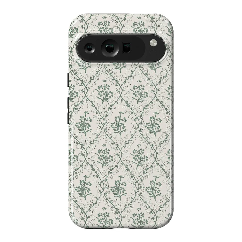 Sage Tapestry | Floral Vines Case - Bansusa