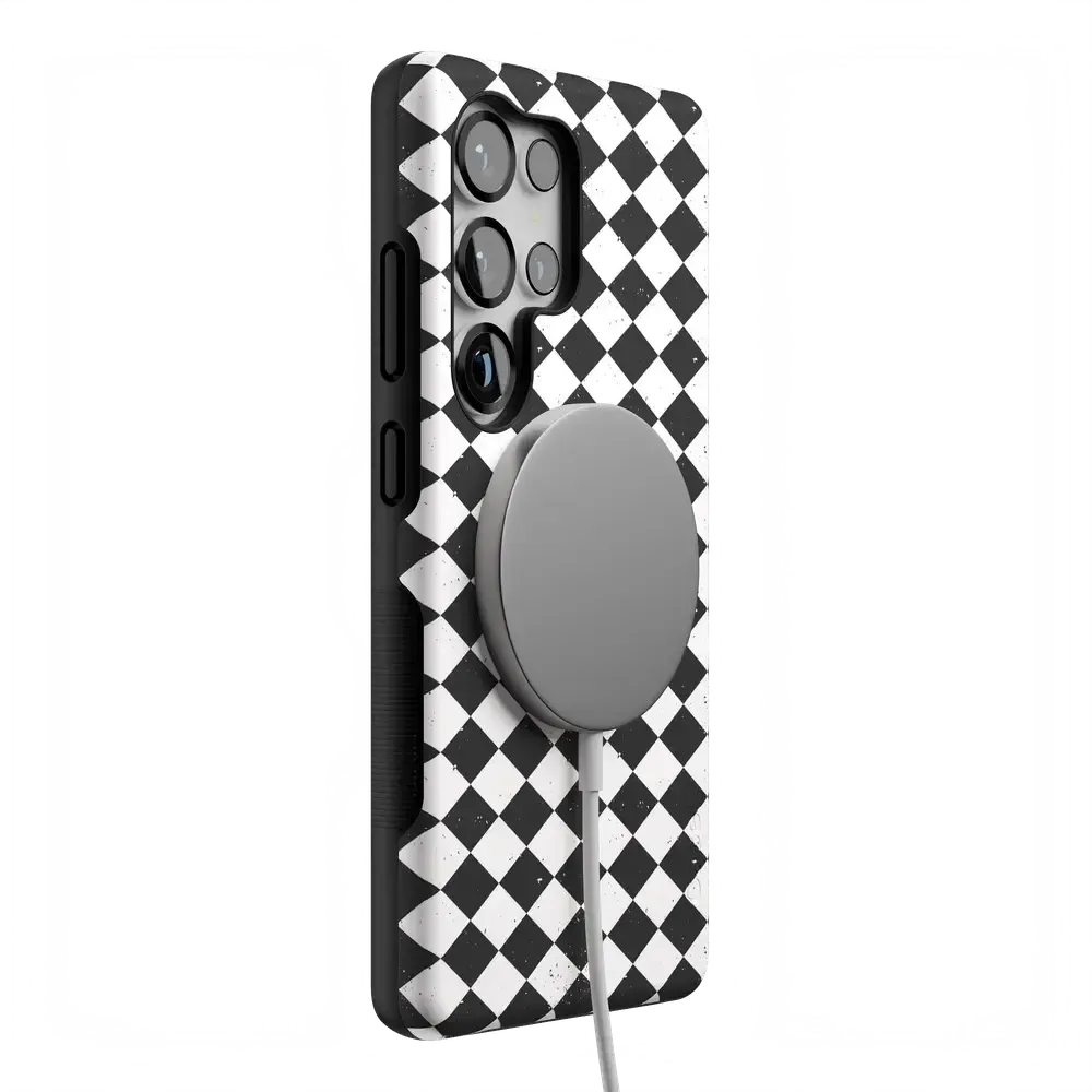 Salem's Hex | Black & White Checkered Case - Bansusa