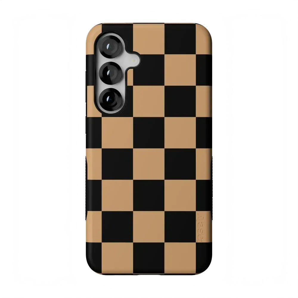 Fit Check | Black & Brown Checkerboard Case - Bansusa