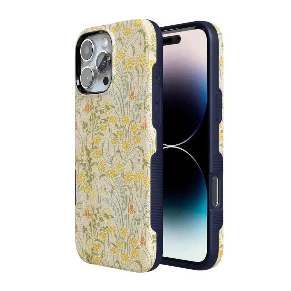 Boho Blooms | Golden Floral Case - Bansusa