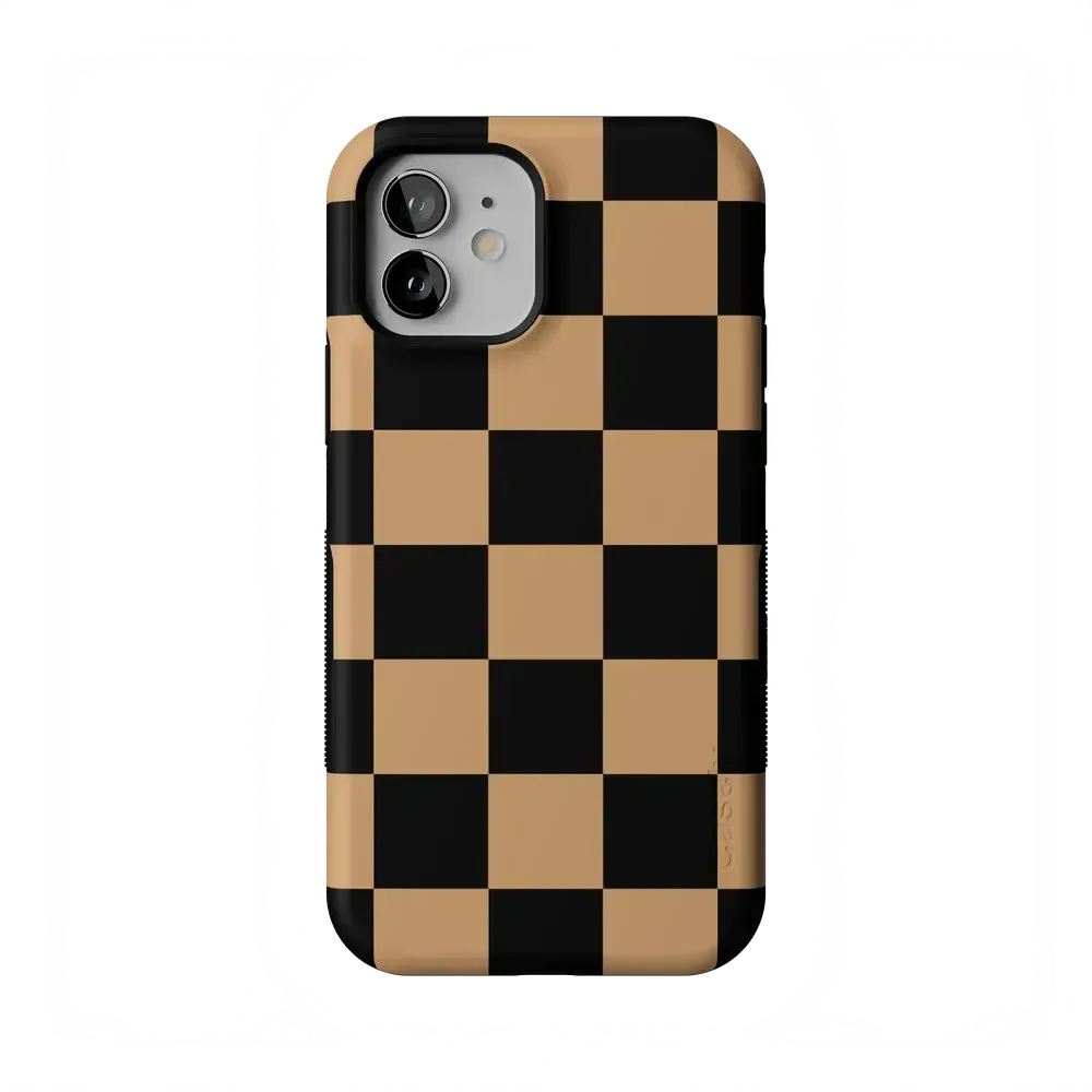 Fit Check | Black & Brown Checkerboard Case - Bansusa