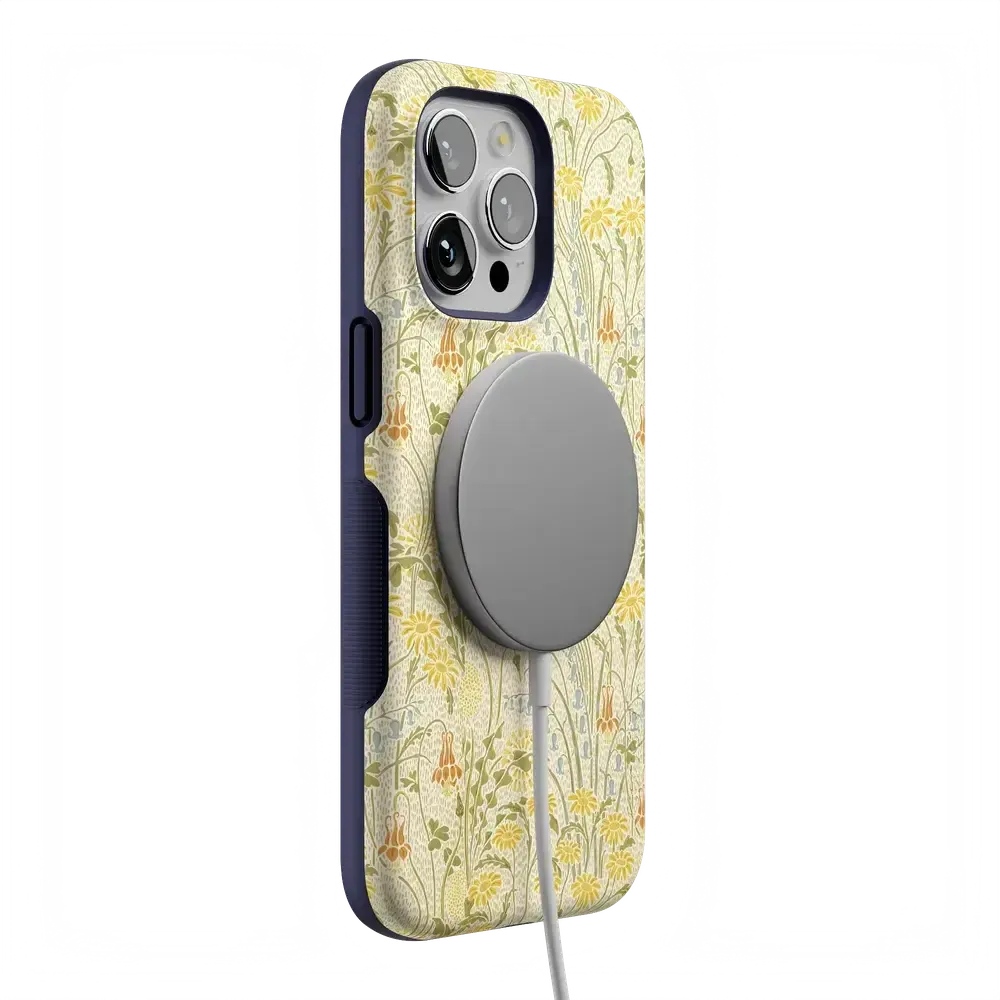 Boho Blooms | Golden Floral Case - Bansusa