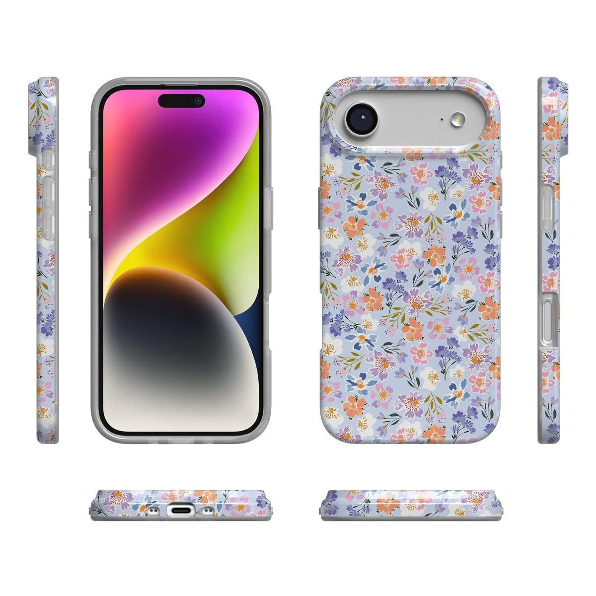 Poppy Meadows | Pastel Floral Case - Bansusa