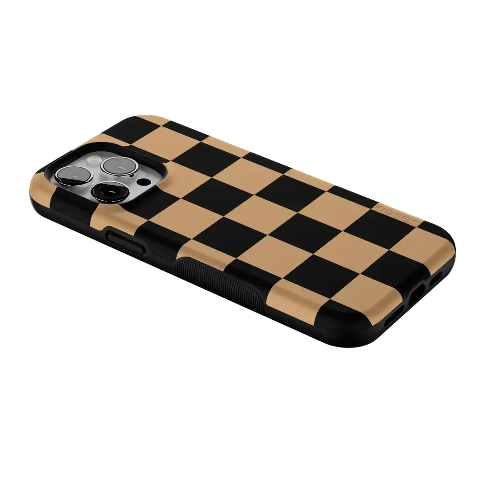 Fit Check | Black & Brown Checkerboard Case - Bansusa