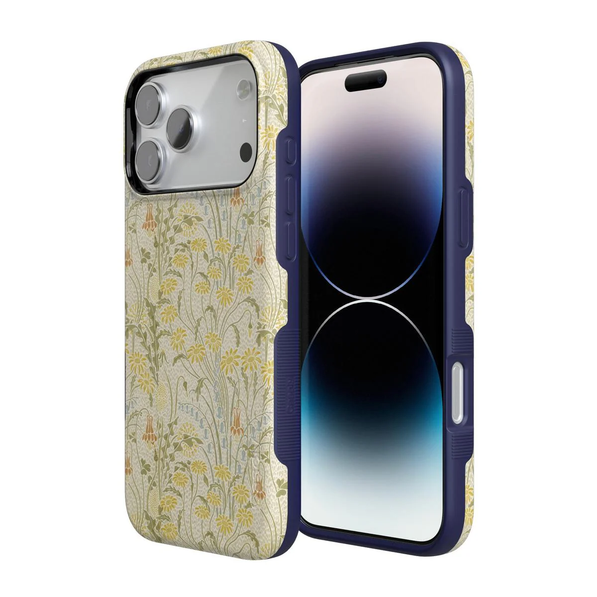 Boho Blooms | Golden Floral Case - Bansusa