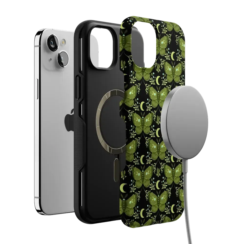 Mystic Moths | Green Twilight Case - Bansusa