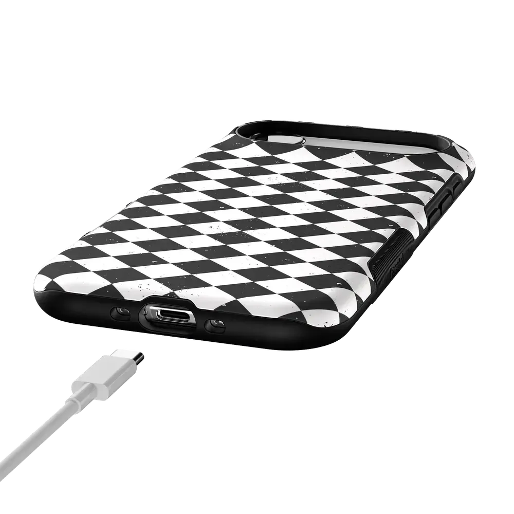 Salem's Hex | Black & White Checkered Case - Bansusa