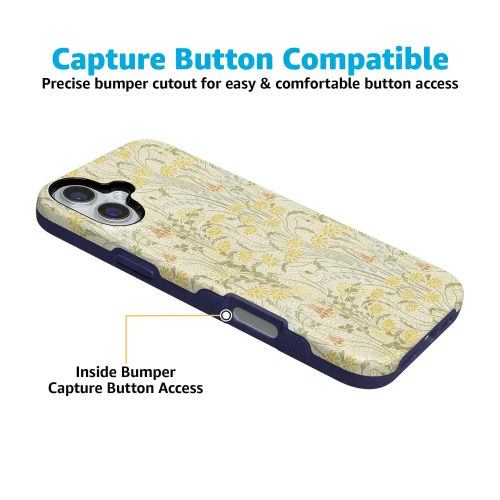 Boho Blooms | Golden Floral Case - Bansusa