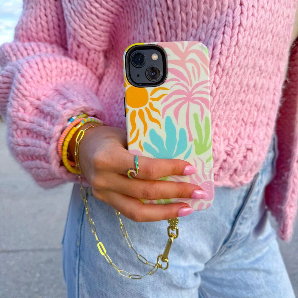 Paperclip Chain Wristlet Phone Chain | Pura Vida x Bans - Bansusa