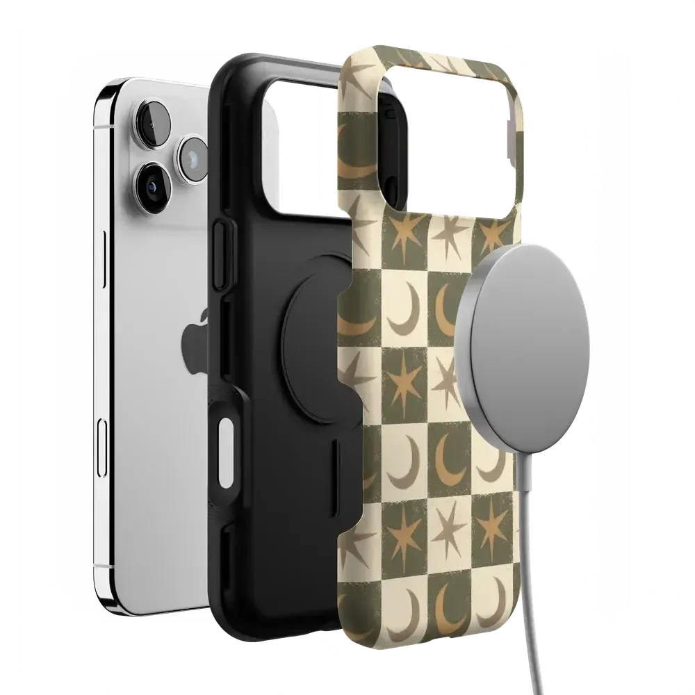 Mystic Moonstar | Green Celestial Case - Bansusa