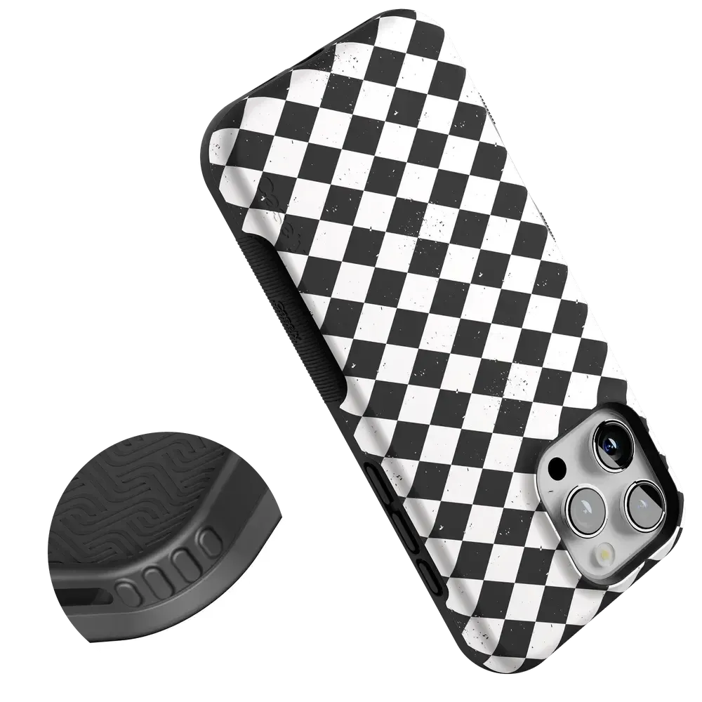 Salem's Hex | Black & White Checkered Case - Bansusa