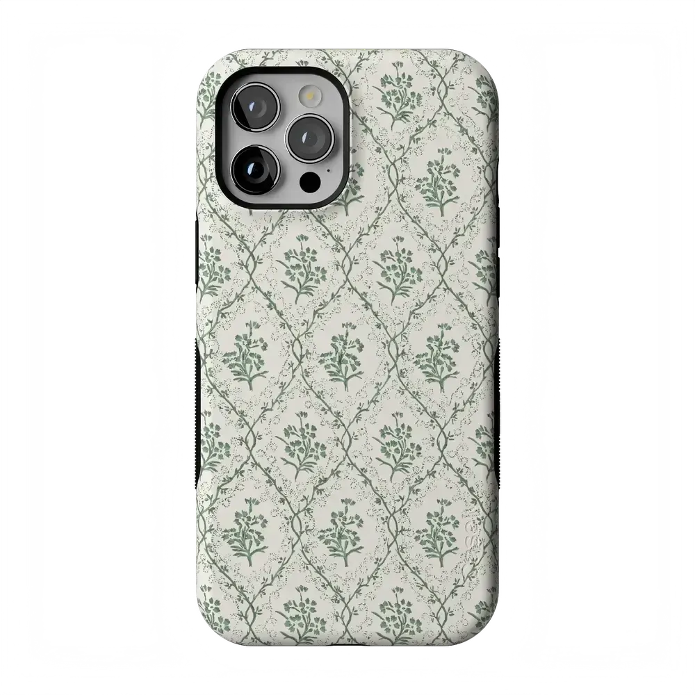 Sage Tapestry | Floral Vines Case - Bansusa