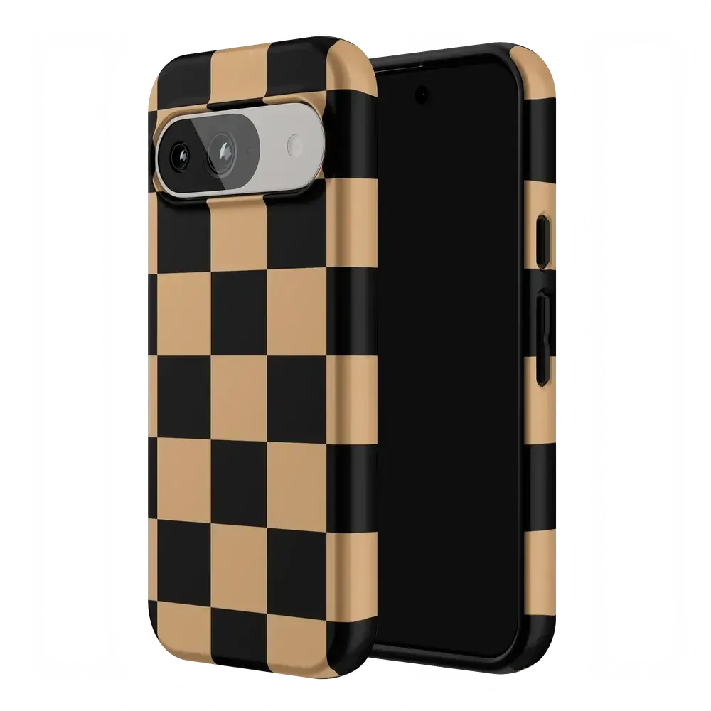 Fit Check | Black & Brown Checkerboard Case - Bansusa