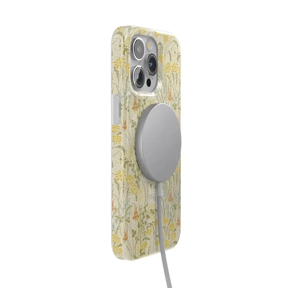 Boho Blooms | Golden Floral Case - Bansusa