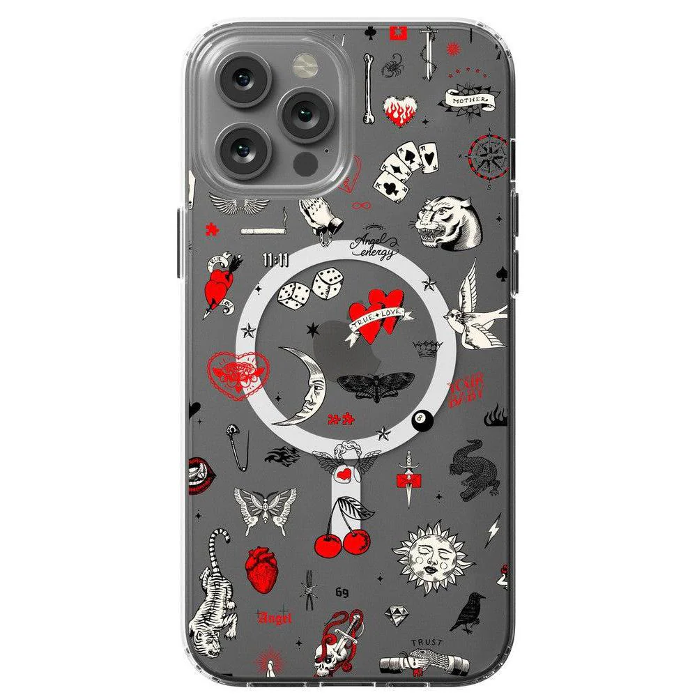 Not a Phase | Clear Flash Tattoo Case - Bansusa