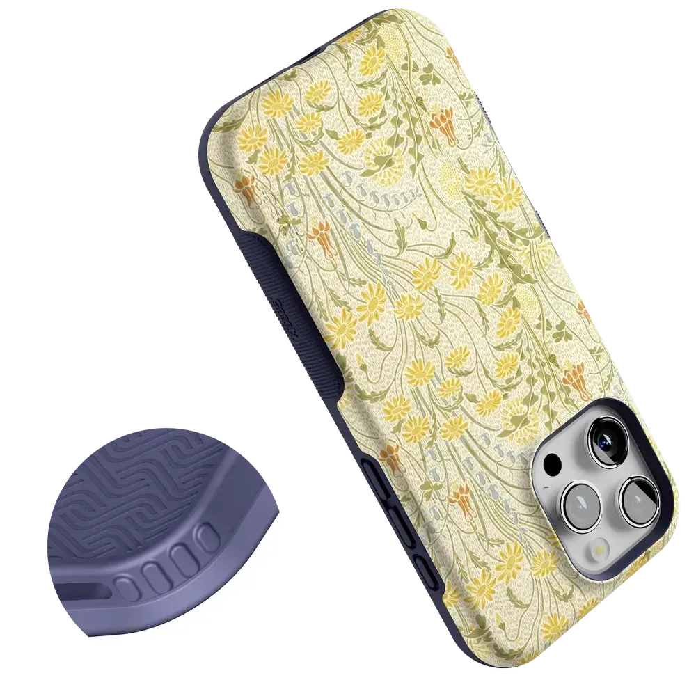 Boho Blooms | Golden Floral Case - Bansusa