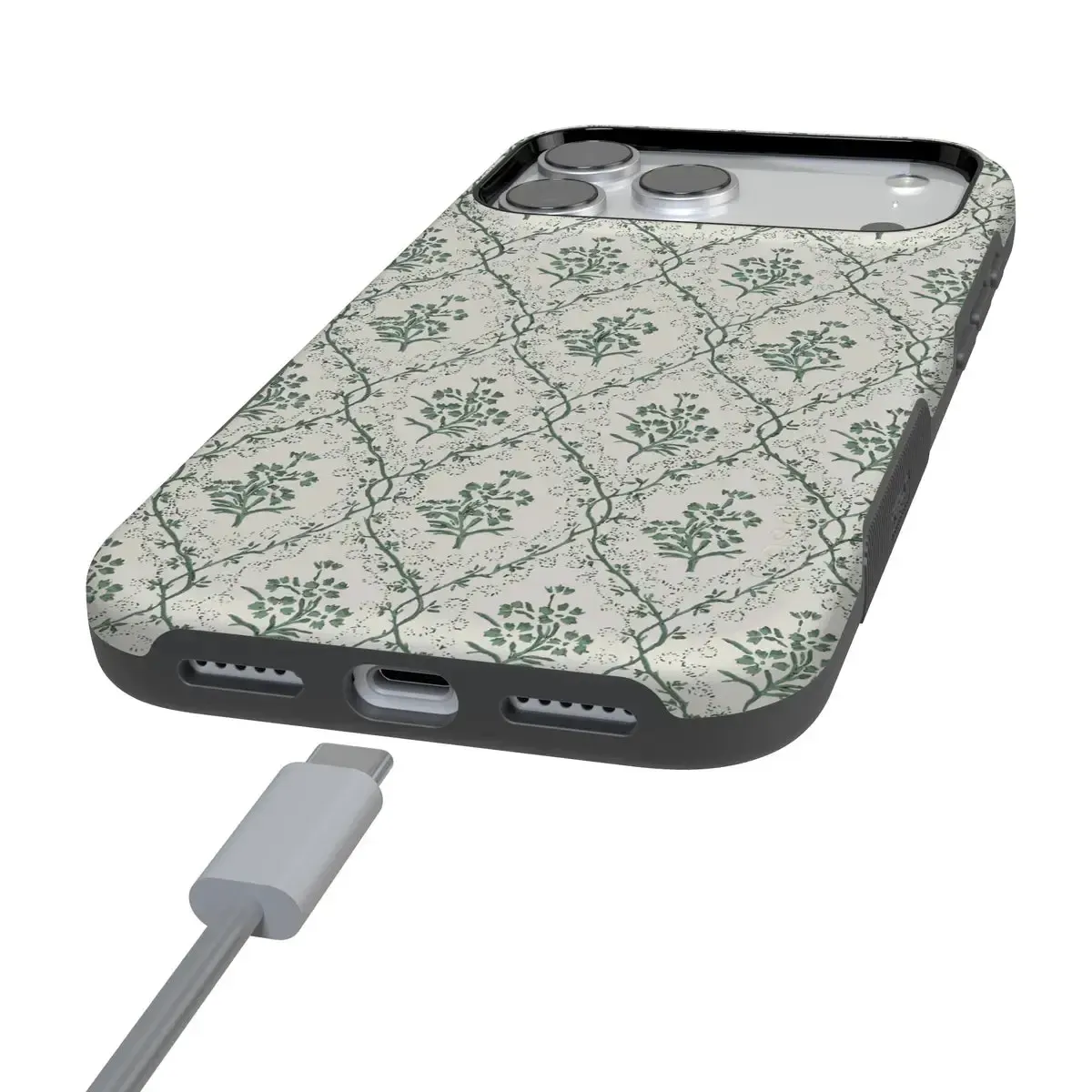 Sage Tapestry | Floral Vines Case - Bansusa