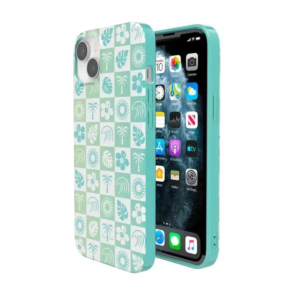 Coastal Checkers | Pura Vida Case - Bansusa