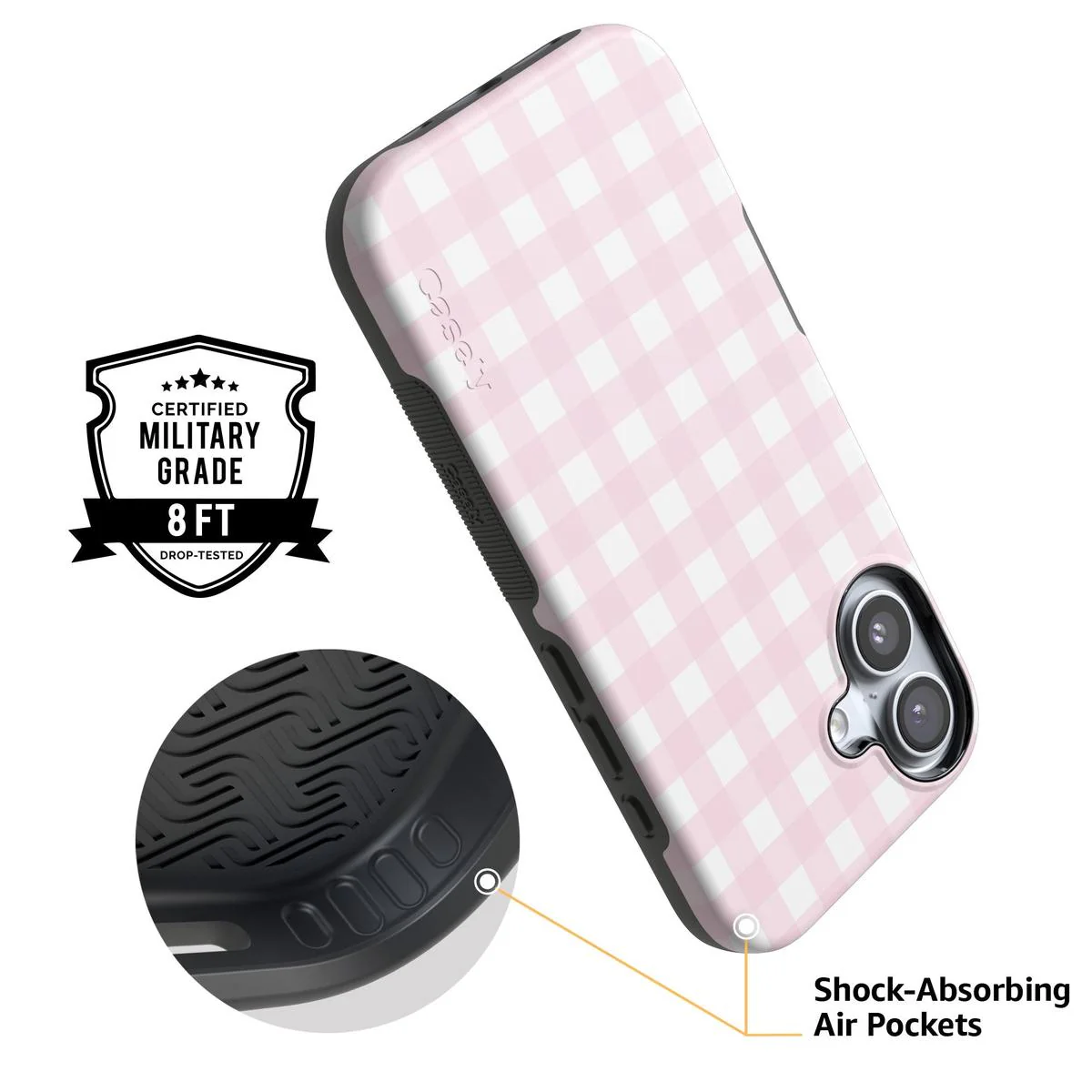Pink Plaid | Sunday Best Case - Bansusa