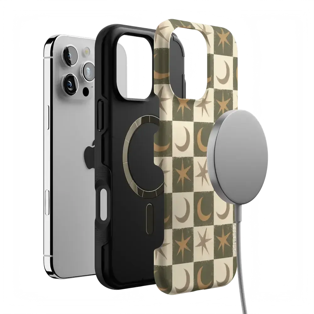 Mystic Moonstar | Green Celestial Case - Bansusa