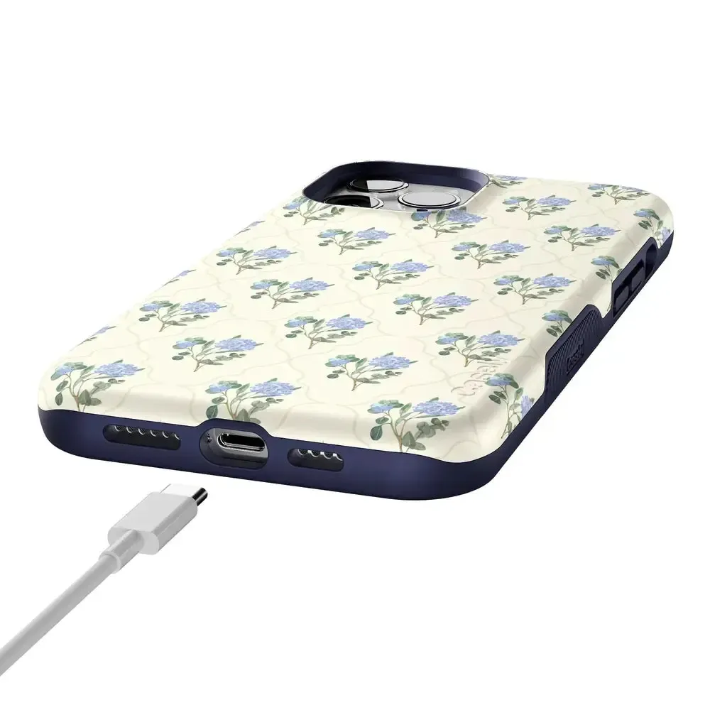 Vintage Garden | Blue Hydrangea Case - Bansusa