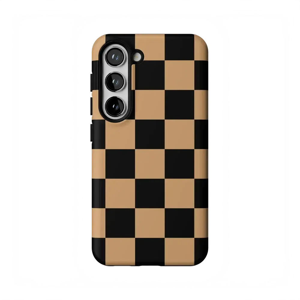 Fit Check | Black & Brown Checkerboard Case - Bansusa