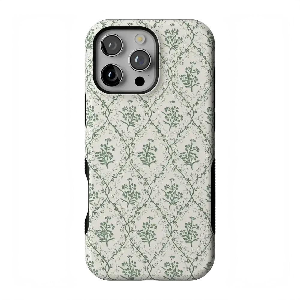 Sage Tapestry | Floral Vines Case - Bansusa